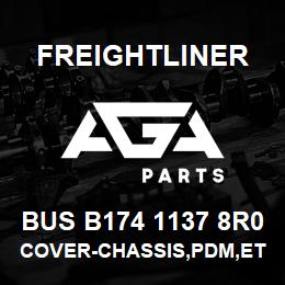 BUS B174 1137 8R0 Freightliner COVER-CHASSIS,PDM,ETCHED | AGA Parts