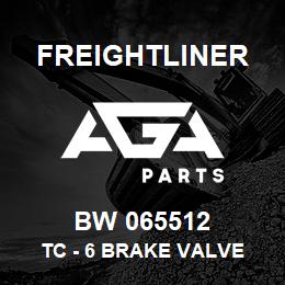 BW 065512 Freightliner TC - 6 BRAKE VALVE | AGA Parts