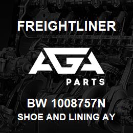 BW 1008757N Freightliner SHOE AND LINING AY | AGA Parts