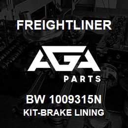 BW 1009315N Freightliner KIT-BRAKE LINING | AGA Parts