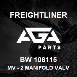 BW 106115 Freightliner MV - 2 MANIFOLD VALV | AGA Parts