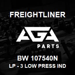 BW 107540N Freightliner LP - 3 LOW PRESS IND | AGA Parts