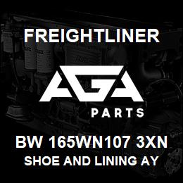 BW 165WN107 3XN Freightliner SHOE AND LINING AY | AGA Parts