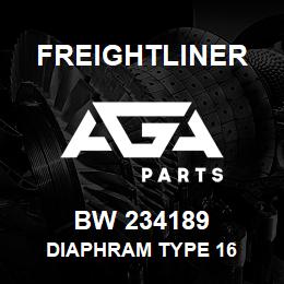 BW 234189 Freightliner DIAPHRAM TYPE 16 | AGA Parts