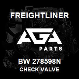 BW 278598N Freightliner CHECK VALVE | AGA Parts