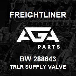 BW 288643 Freightliner TRLR SUPPLY VALVE | AGA Parts