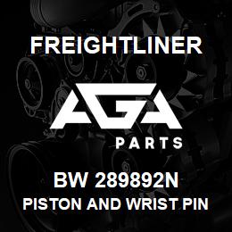 BW 289892N Freightliner PISTON AND WRIST PIN PLUS 01 | AGA Parts