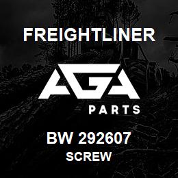 BW 292607 Freightliner SCREW | AGA Parts