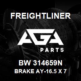 BW 314659N Freightliner BRAKE AY-16.5 X 7 | AGA Parts