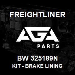 BW 325189N Freightliner KIT - BRAKE LINING | AGA Parts