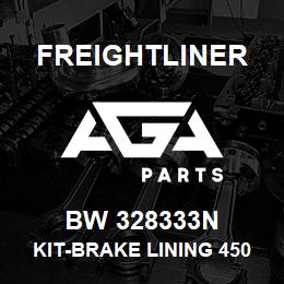 BW 328333N Freightliner KIT-BRAKE LINING 450 | AGA Parts