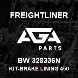 BW 328336N Freightliner KIT-BRAKE LINING 450S | AGA Parts