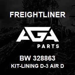 BW 328863 Freightliner KIT-LINING D-3 AIR DISC BRAKE | AGA Parts