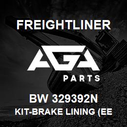 BW 329392N Freightliner KIT-BRAKE LINING (EES-420) | AGA Parts