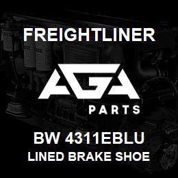 BW 4311EBLU Freightliner LINED BRAKE SHOE | AGA Parts