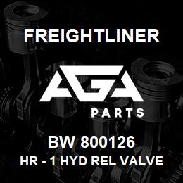 BW 800126 Freightliner HR - 1 HYD REL VALVE A | AGA Parts