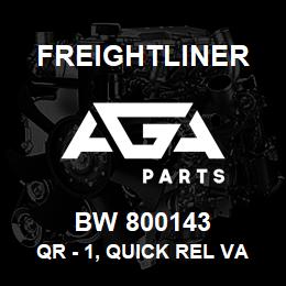 BW 800143 Freightliner QR - 1, QUICK REL VALVE | AGA Parts