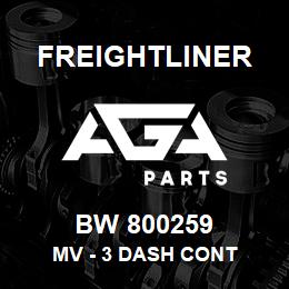 BW 800259 Freightliner MV - 3 DASH CONT | AGA Parts