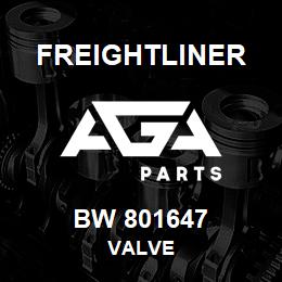 BW 801647 Freightliner VALVE | AGA Parts