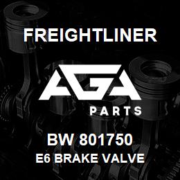 BW 801750 Freightliner E6 BRAKE VALVE | AGA Parts