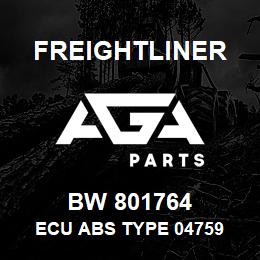 BW 801764 Freightliner ECU ABS TYPE 04759 | AGA Parts