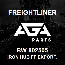 BW 802505 Freightliner IRON HUB FF EXPORT, 138MM | AGA Parts