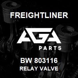 BW 803116 Freightliner RELAY VALVE | AGA Parts