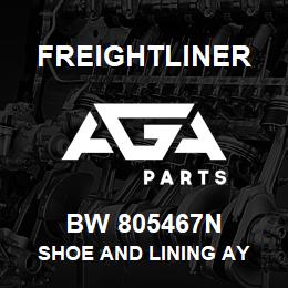 BW 805467N Freightliner SHOE AND LINING AY | AGA Parts