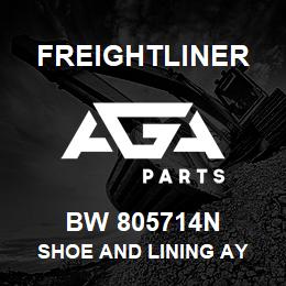 BW 805714N Freightliner SHOE AND LINING AY | AGA Parts