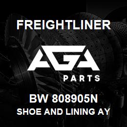 BW 808905N Freightliner SHOE AND LINING AY | AGA Parts