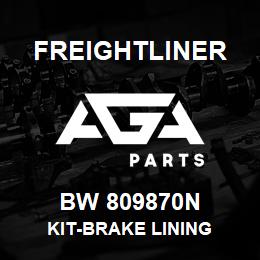 BW 809870N Freightliner KIT-BRAKE LINING | AGA Parts