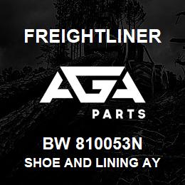 BW 810053N Freightliner SHOE AND LINING AY | AGA Parts