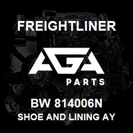 BW 814006N Freightliner SHOE AND LINING AY | AGA Parts