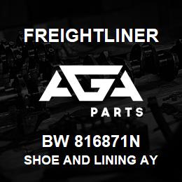 BW 816871N Freightliner SHOE AND LINING AY | AGA Parts