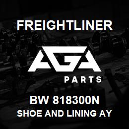 BW 818300N Freightliner SHOE AND LINING AY | AGA Parts