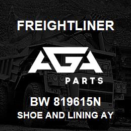 BW 819615N Freightliner SHOE AND LINING AY | AGA Parts