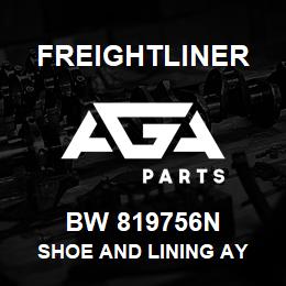 BW 819756N Freightliner SHOE AND LINING AY | AGA Parts