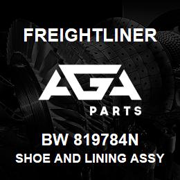 BW 819784N Freightliner SHOE AND LINING ASSY | AGA Parts