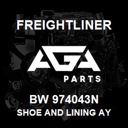 BW 974043N Freightliner SHOE AND LINING AY | AGA Parts