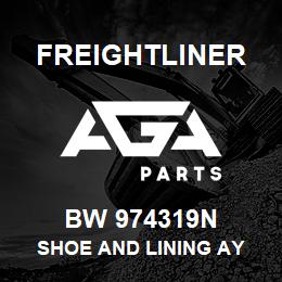 BW 974319N Freightliner SHOE AND LINING AY | AGA Parts