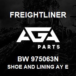 BW 975063N Freightliner SHOE AND LINING AY EB1807R | AGA Parts