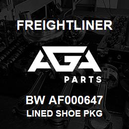 BW AF000647 Freightliner LINED SHOE PKG | AGA Parts