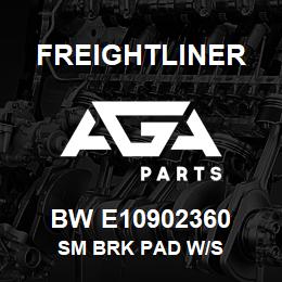 BW E10902360 Freightliner SM BRK PAD W/S | AGA Parts