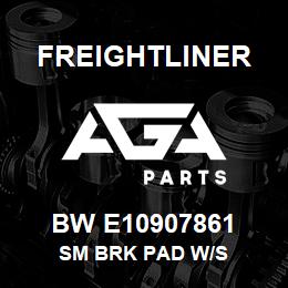 BW E10907861 Freightliner SM BRK PAD W/S | AGA Parts