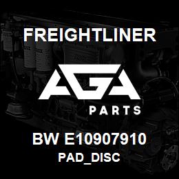 BW E10907910 Freightliner PAD_DISC | AGA Parts