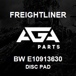 BW E10913630 Freightliner DISC PAD | AGA Parts