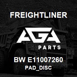 BW E11007260 Freightliner PAD_DISC | AGA Parts