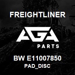 BW E11007850 Freightliner PAD_DISC | AGA Parts