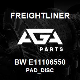 BW E11106550 Freightliner PAD_DISC | AGA Parts