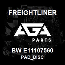 BW E11107560 Freightliner PAD_DISC | AGA Parts